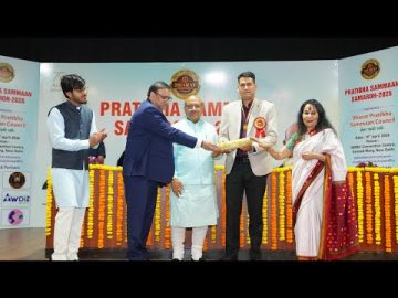 Recieving Bharat Pratibha Samaan -2026
